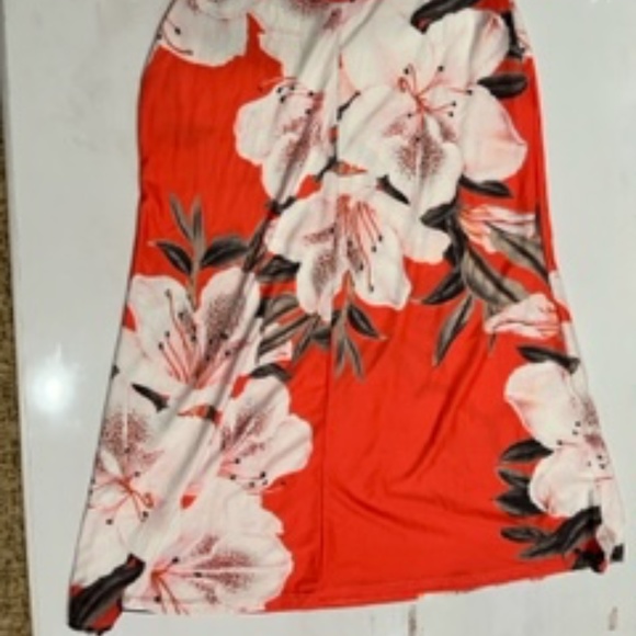 Lily Floral Dress - Size L - Orange/Floral - Picture 3 of 3